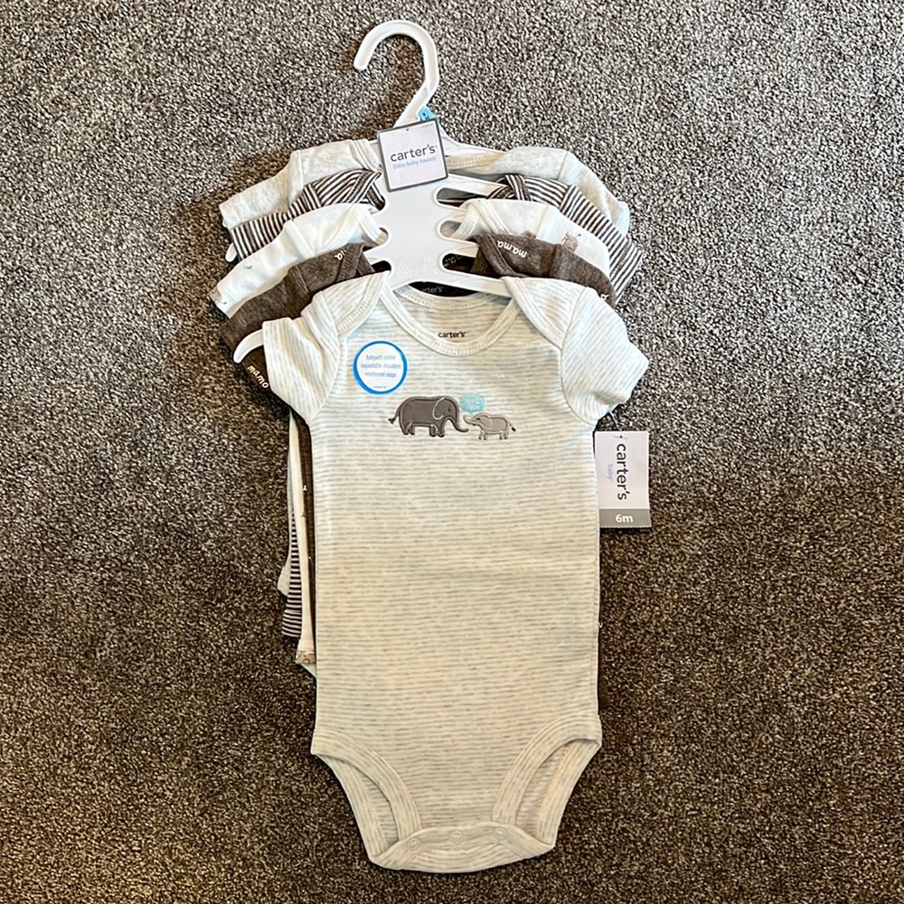 NWT Carter’s Baby 5-Pack Bodysuits